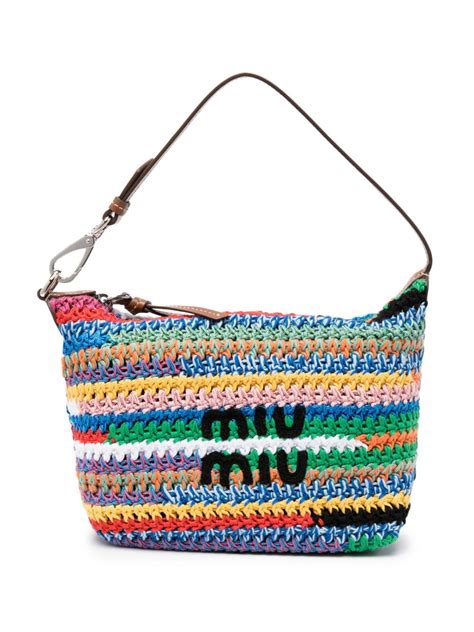 The Crochet Bag Craze: Miu Miu's Rainbow Delight .